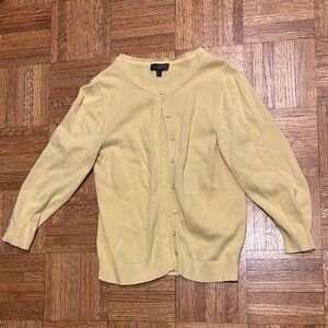 The Limited Light Yellow Women's Cardigan